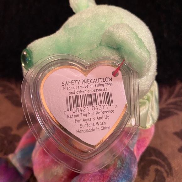 Ty August the Birthday Bear Beanie Baby - Picture 2 of 7